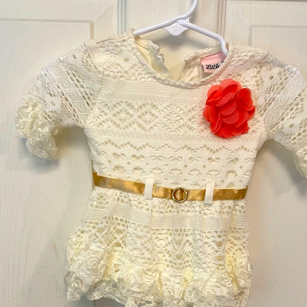 Cute lacy baby girl dress